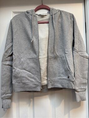 Zadig & Voltaire Light Gray Zip Up Hoodie